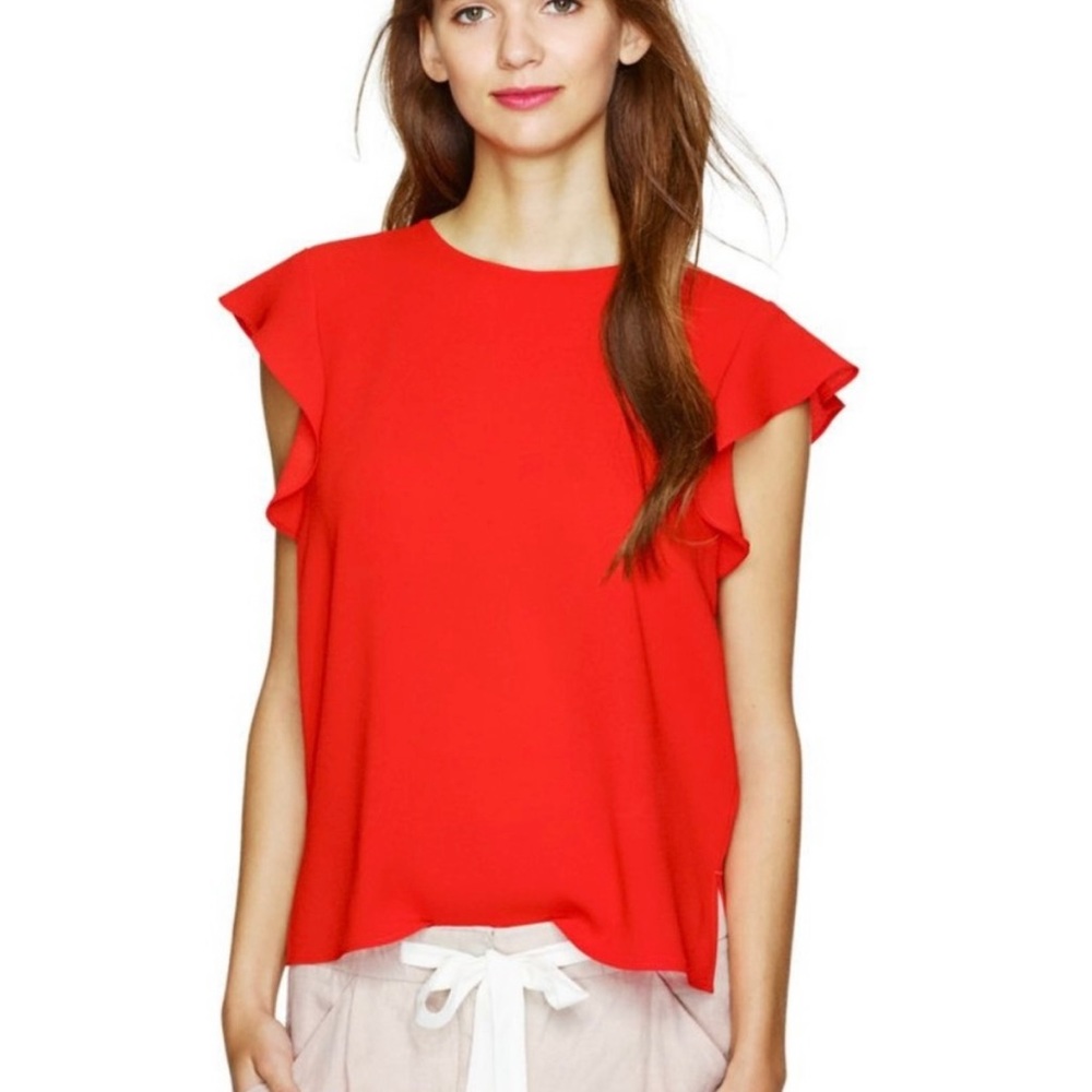 Babaton | Chaplin Flutter Sleeve Blouse